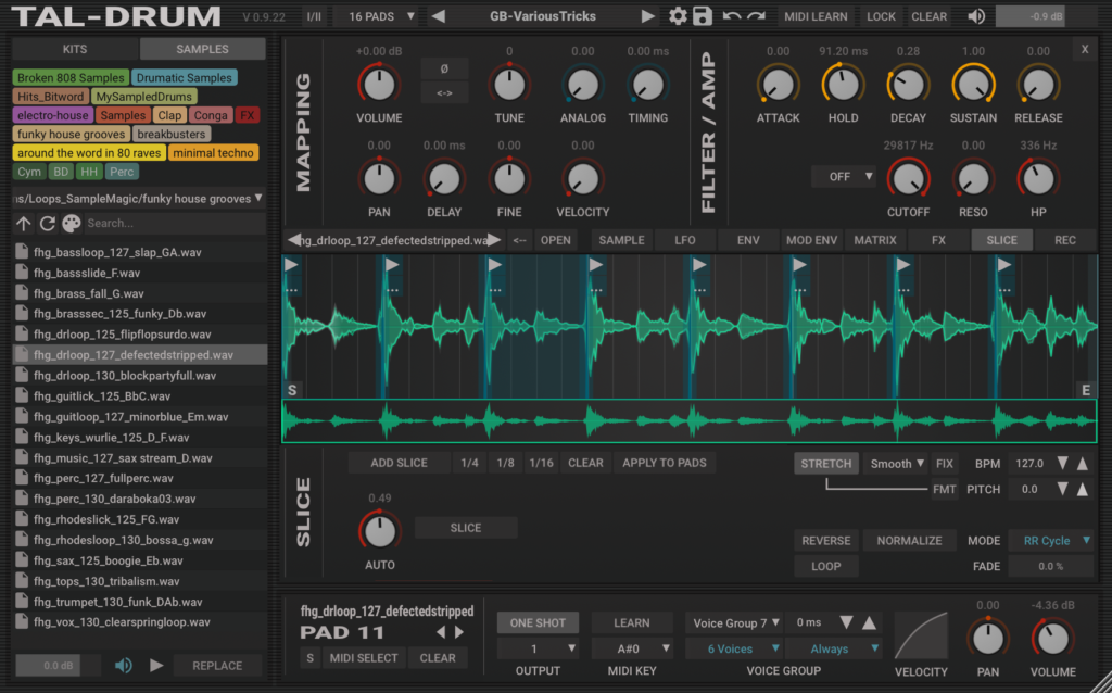 超强鼓机打击垫采样器插件Togu Audio Line TAL Drum 2.5.1 WIN-音浪网-音乐制作系统办公资源