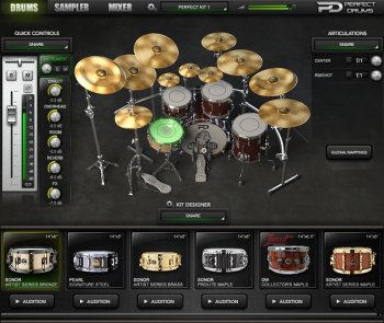 完美鼓Naughty Seal Audio Perfect Drums Factory Library v1.6.0音色库-音浪网-音乐制作系统办公资源