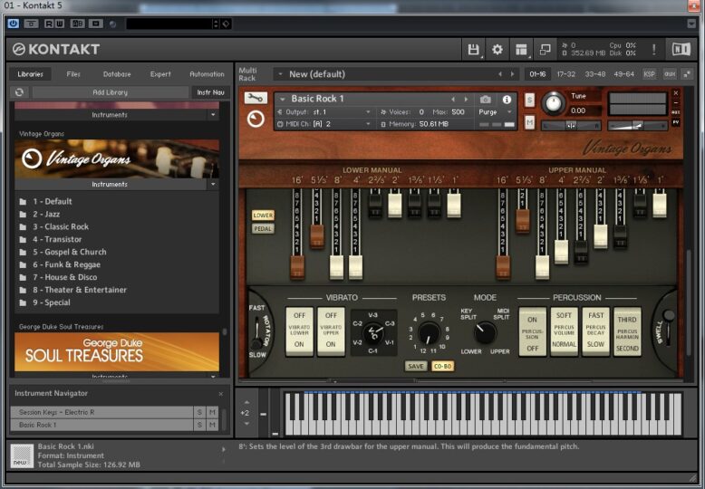 管风琴软音源Vintage Organs Windows/MacOS 康泰克音色-音浪网-音乐制作系统办公资源