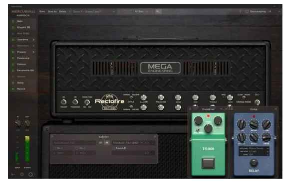Mercuriall Audio Ampbox v1.1.3吉他效果器插件 WIN-音浪网-音乐制作系统办公资源