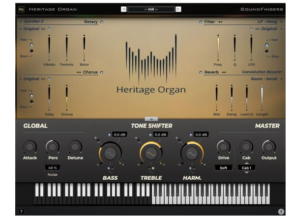 SoundFingers Heritage Organ 2.0管风琴 Windows/Mac-音浪网-音乐制作系统办公资源
