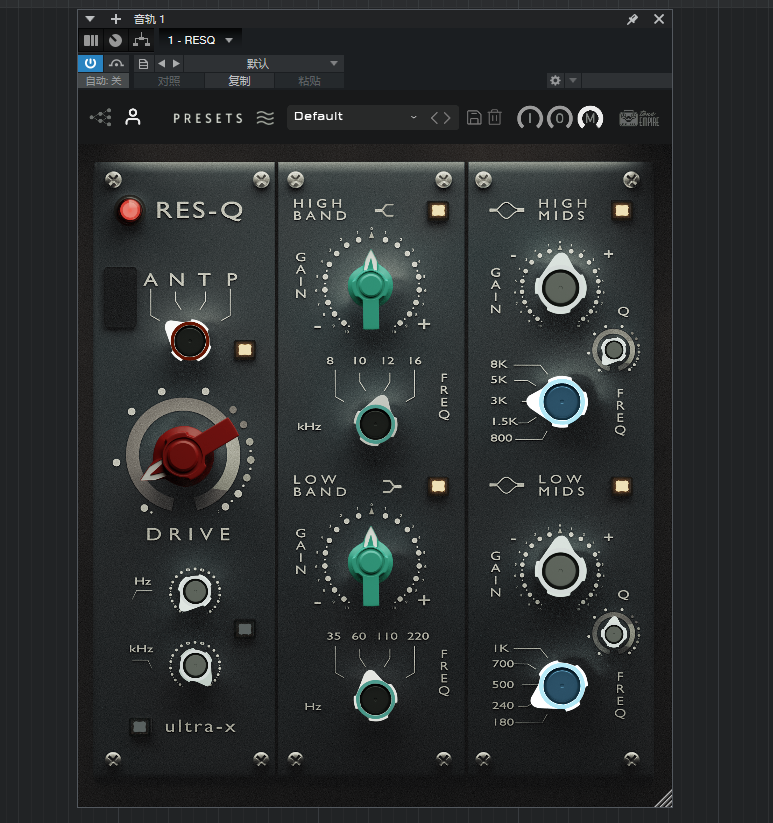 提取插件64位封装专用–美英味儿均衡器-KY158-音频制作办公资源分享