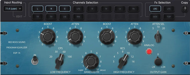 沉浸式均衡器插件 Red Rock Sound EQP 1A V2.0.2 BUBBiX-音浪网-音乐制作系统办公资源
