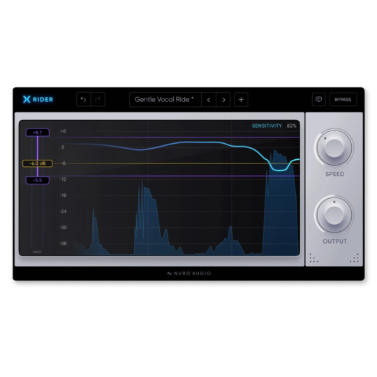 人声激励响度提升插件 Nuro Audio Xrider v1.0.1 MAC U2B-音浪网-音乐制作系统办公资源