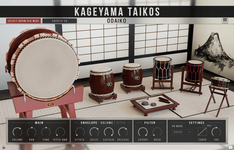 专业太鼓音色库 Impact Soundworks Kageyama Taikos v1.6 KONTAKT-音浪网-音乐制作系统办公资源