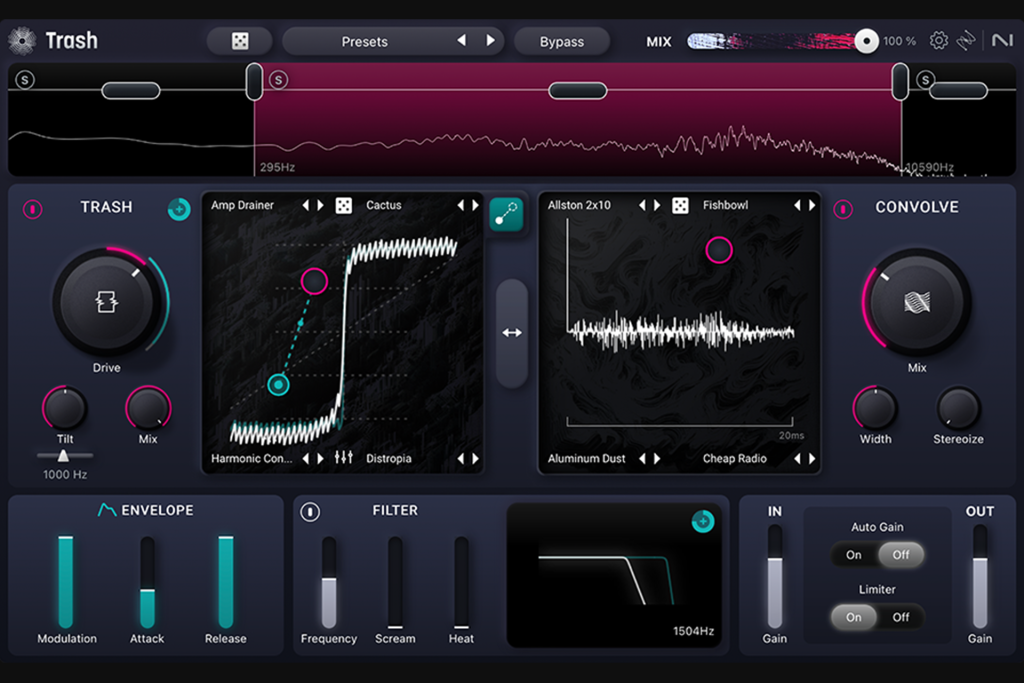 全新失真效果器归来 iZotope Trash v1.0.1 WIN&MAC U2B-音浪网-音乐制作系统办公资源