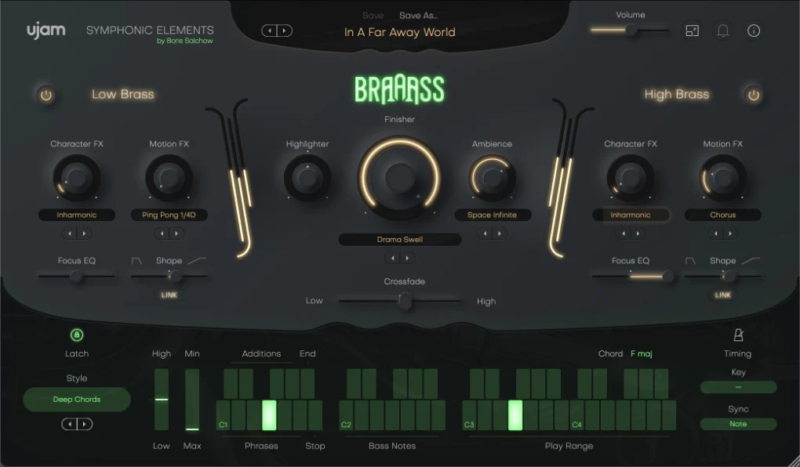 自动史诗铜管音源 UJAM Symphonic Elements BRAAASS v1.1.1 MAC(支持原生M芯片)-音浪网-音乐制作系统办公资源