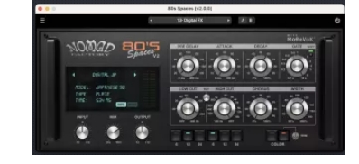 传奇混响插件 Nomad Factory 80s Spaces v2.4.0 Win-音浪网-音乐制作系统办公资源