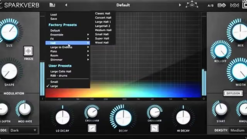 音频算法混响效果器插件 UVI SparkVerb.v1.1.11 R2R-音浪网-音乐制作系统办公资源