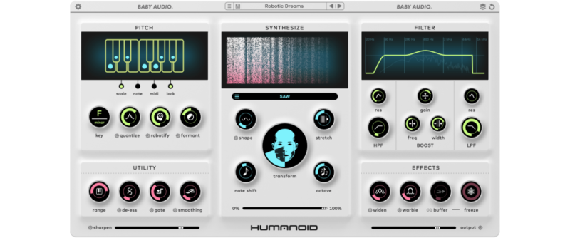 全新变声和音插件 Baby Audio Humanoid v1.0 WIN&MAC-音浪网-音乐制作系统办公资源
