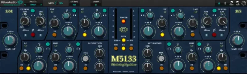 超级母带总线均衡插件效果器 Kiive Audio M5133 Mastering Equalizer v1.0.0 WiN-音浪网-音乐制作系统办公资源