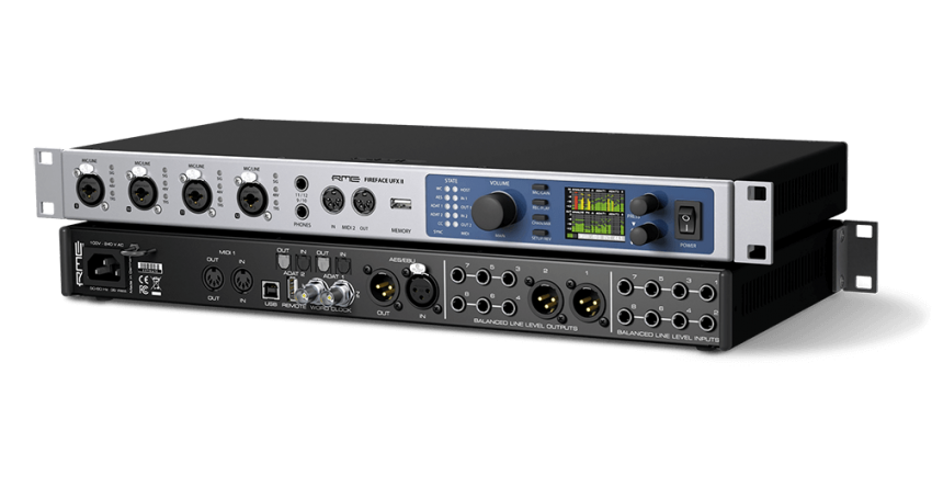 RME Fireface UFX II 声卡驱动下载-音浪网-音乐制作系统办公资源