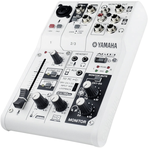 YAMAHA 雅马哈声卡 AG03 官方驱动下载-音浪网-音乐制作系统办公资源