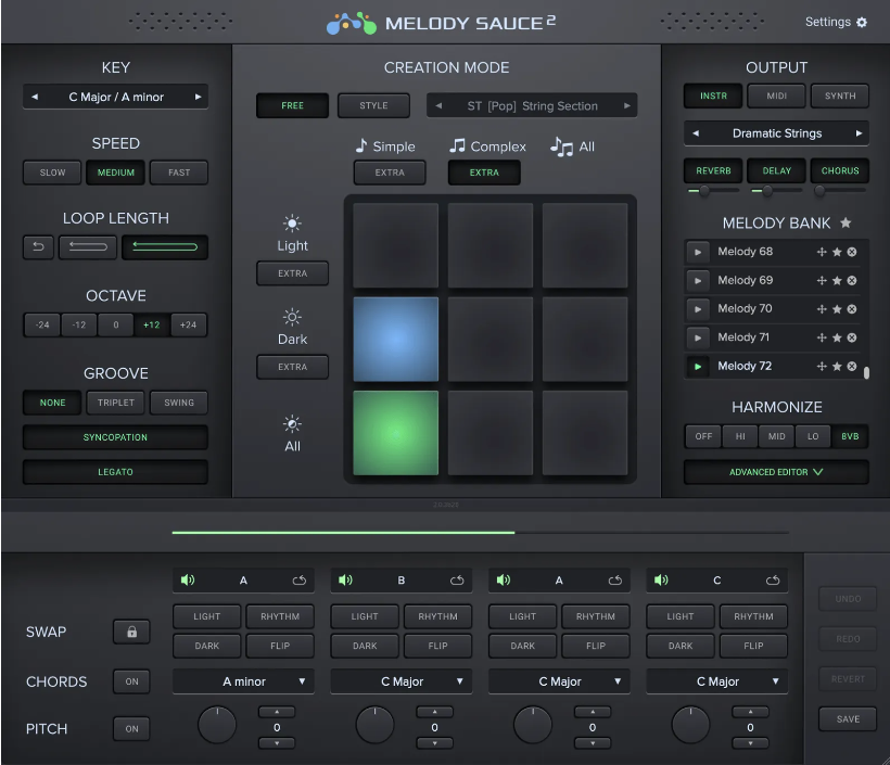 AI创作旋律插件 Evabeat Melody Sauce v2.1.3-音浪网-音乐制作系统办公资源
