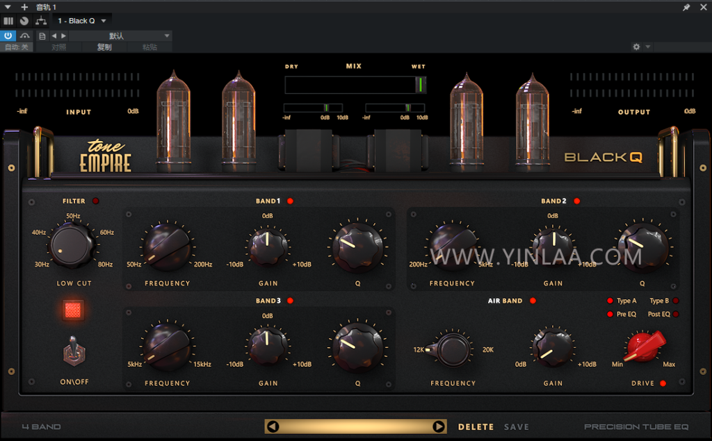 电子管多功能均衡器 Tone Empire Black Q v1.0.0 WIN-音浪网-音乐制作系统办公资源