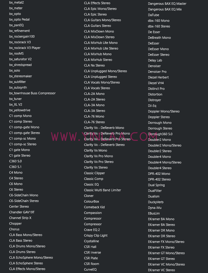 图片[5]-音浪网独家制作 调试混音插件包64位VST3 600个一键安装效果器合集12G WiN 支持定制-音浪网-音乐制作系统办公资源