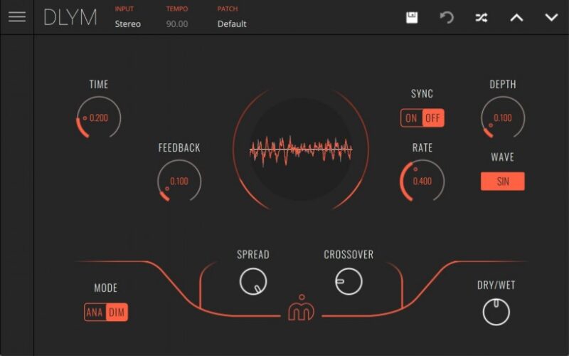 延迟调制器插件 Imaginando DLYM v2.2.0 U2B MAC-音浪网-音乐制作系统办公资源