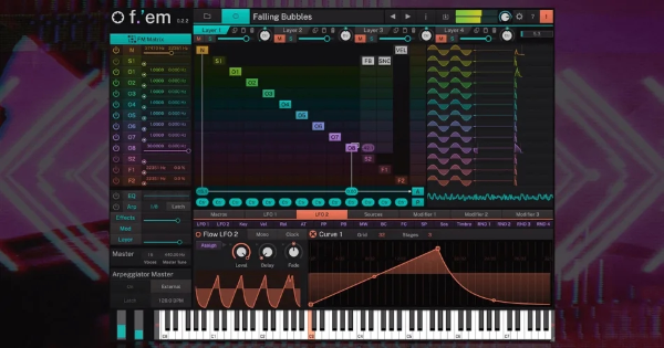Tracktion F-em 1.2.2 混合四音色合成器插件-音浪网-音乐制作系统办公资源