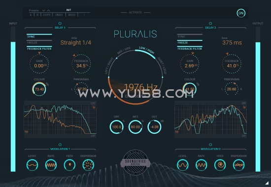 多种信号分离延迟插件 Soundevice Digital Pluralis 2.1 WiN-音浪网-音乐制作系统办公资源