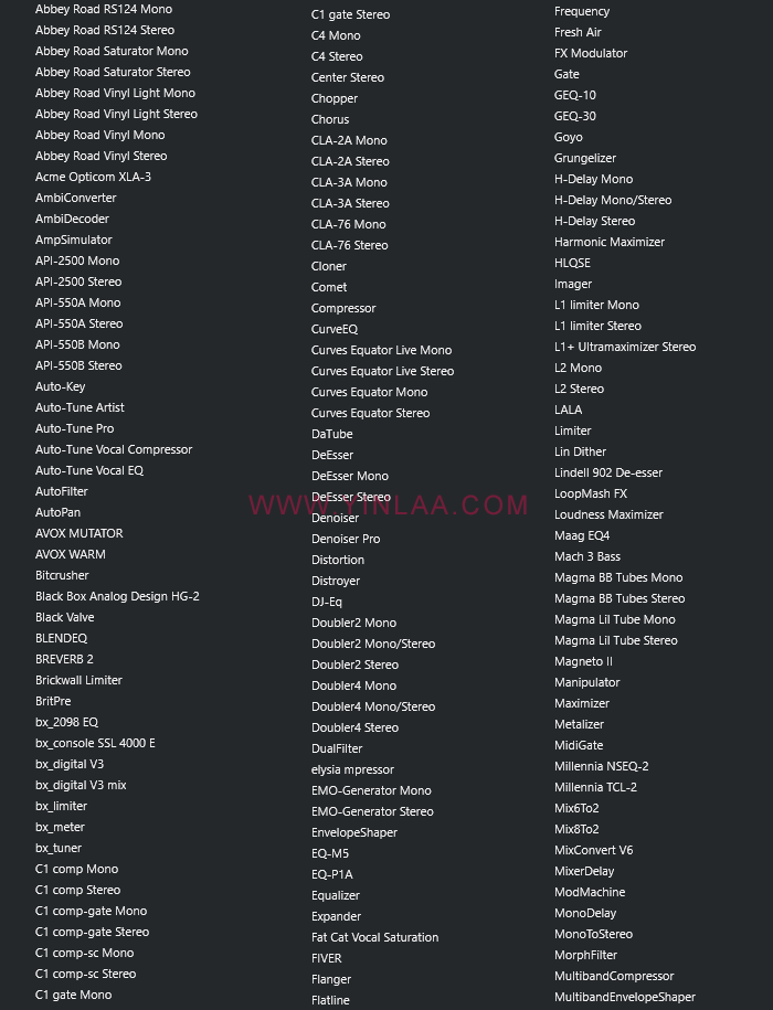 图片[2]-调音师调试插件包64位VST3 一键安装效果器合集3G WiN 支持定制-音浪网-音乐制作系统办公资源