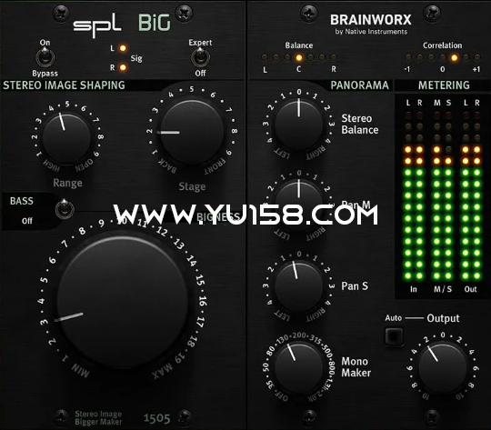 立体声扩展插件 Plugin Alliance Brainworx SPL BiG v1.0.0 WiN-音浪网-音乐制作系统办公资源