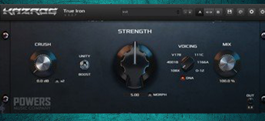 经典温暖感变压器－Kazrog TrueIron v.1.2.9 WiN-音浪网-音乐制作系统办公资源