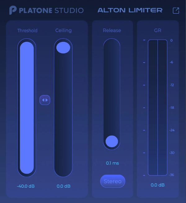 零延迟限幅器Platone Studio Alton Limiter-音浪网-音乐制作系统办公资源