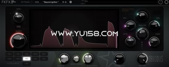 过滤器 FKFX Audio Obvious Filter v1.9.7 MacOS-音浪网-音乐制作系统办公资源
