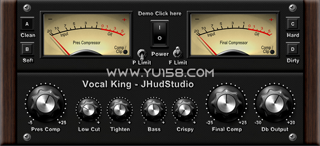 人声之王压缩器 Vocal King Plugin 1.2.0 WiN-音浪网-音乐制作系统办公资源