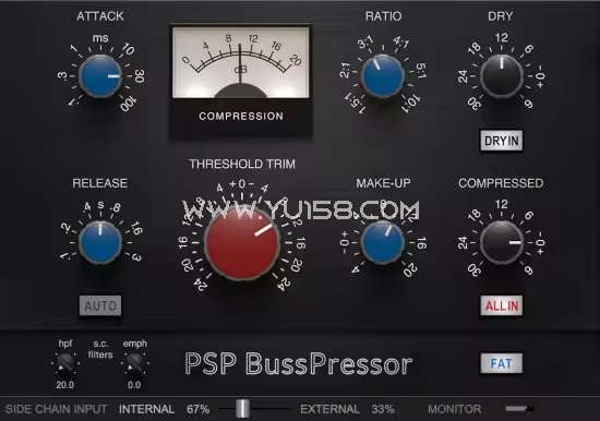 PSPaudioware PSP BussPressor v2.0.0 MacOS-音浪网-音乐制作系统办公资源