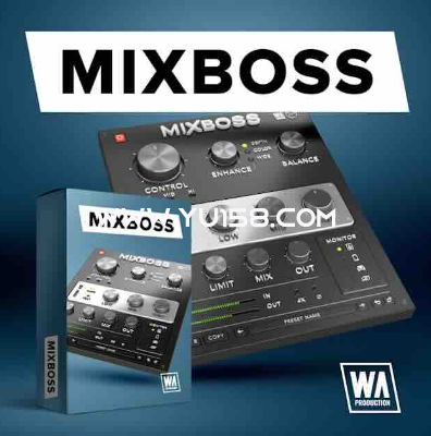 顶级混音插件 W.A. Production Mixboss v1.0.0 WiN-音浪网-音乐制作系统办公资源