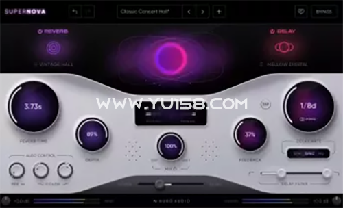 超新星混响延迟插件 Nuro Audio Supernova v1.0.1 Win/MacOS-音浪网-音乐制作系统办公资源