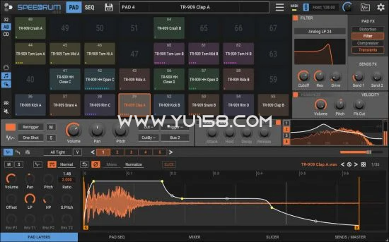 Apisonic Audio Speedrum v2.3.0 Win/macOS/Linux-音浪网-音乐制作系统办公资源