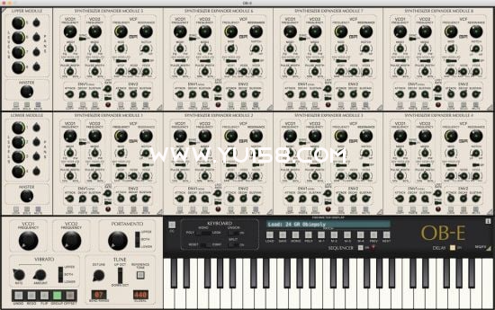 GForce Software Oberheim OB-E v2.6.0 macOS-音浪网-音乐制作系统办公资源