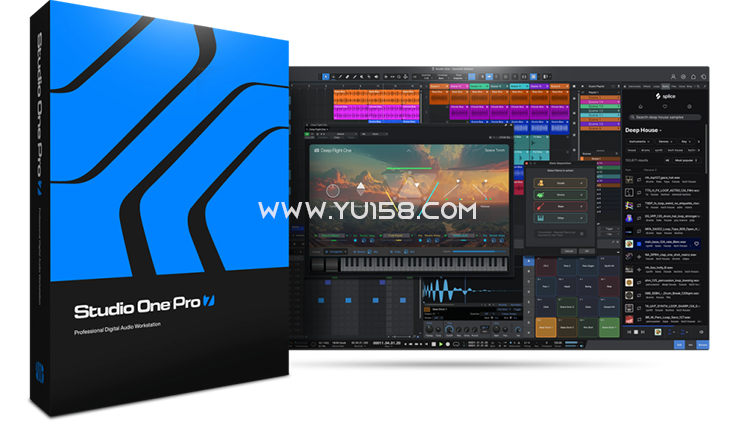 PreSonus Studio One 7.2.0 数字音乐编曲创作-音浪网-音乐制作系统办公资源