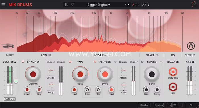Arturia Mix DRUMS v1.0.0.6186 MacOS-音浪网-音乐制作系统办公资源