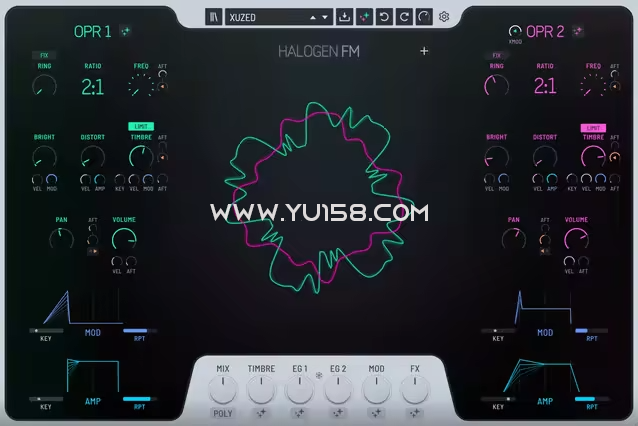 GForce Halogen FM 1.0.0 WiN-音浪网-音乐制作系统办公资源