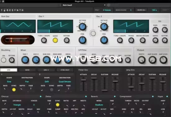 AIR Music Technology Tubesynth 1.2.1.14 WiN-音浪网-音乐制作系统办公资源