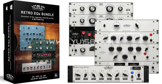 Nomad Factory Retro EQs Bundle 2.3.0 MacOS-音浪网-音乐制作系统办公资源
