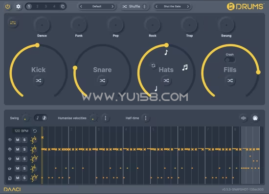 DAACI Natural Drums 1.1.2 WiN-音浪网-音乐制作系统办公资源