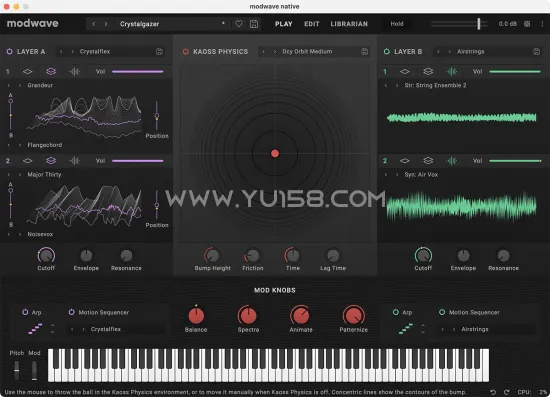 KORG Software Modwave Native v1.3.6 MacOS-音浪网-音乐制作系统办公资源
