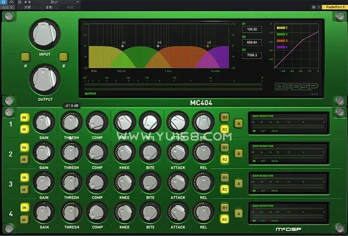 多段压缩插件 McDSP MC2000 WiN-音浪网-音乐制作系统办公资源