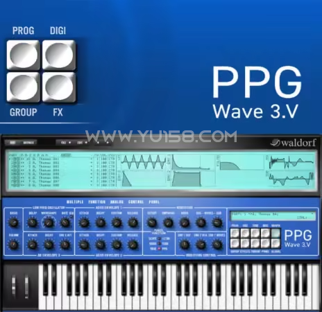 Waldorf PPG Wave 3 V v2.0.0 WiN-音浪网-音乐制作系统办公资源