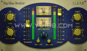 大蓝限制器插件 112dB Big Blue Limiter v2.0.1