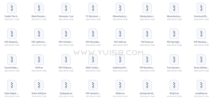 最新打包200多个单独提取插件 64位插件包封装专用-KY158-音频制作办公资源分享