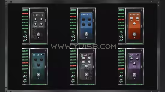 Mors Pedals (6-In-1 FX Plugin) v1.0.0 Win/macOS-音浪网-音乐制作系统办公资源