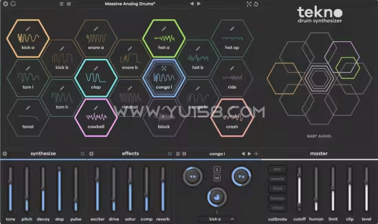 Baby Audio Tekno 1.0 WiN-音浪网-音乐制作系统办公资源