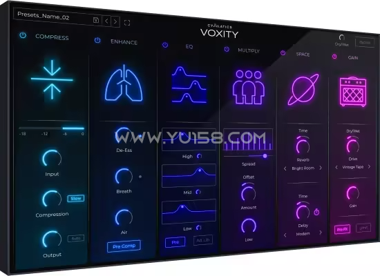 Cymatics VOXITY Vocal Mixing Plugin v0.8.0 Win/macOS-音浪网-音乐制作系统办公资源