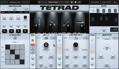 Physical Audio Tetrad 1.1.4 WiN-音浪网-音乐制作系统办公资源