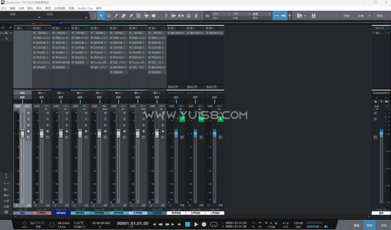 Studio One3.5男女唱歌聊天效果包 声卡调试好预设模板 带插件全套文件-音浪网-音乐制作系统办公资源